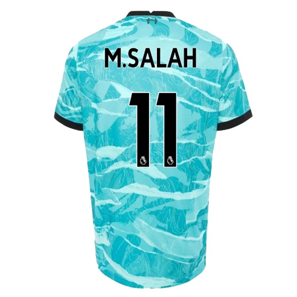 Camiseta Liverpool NO.11 M.Salah Segunda equipo 2020-2021 Azul